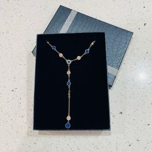 DKNY Blue & Silver Jewelry Necklace